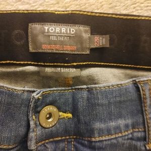 Torrid Size 22 Bombshell Skinny Jeans
